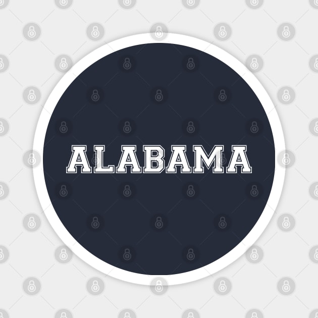 Alabama Football Style Magnet by Rivenfalls